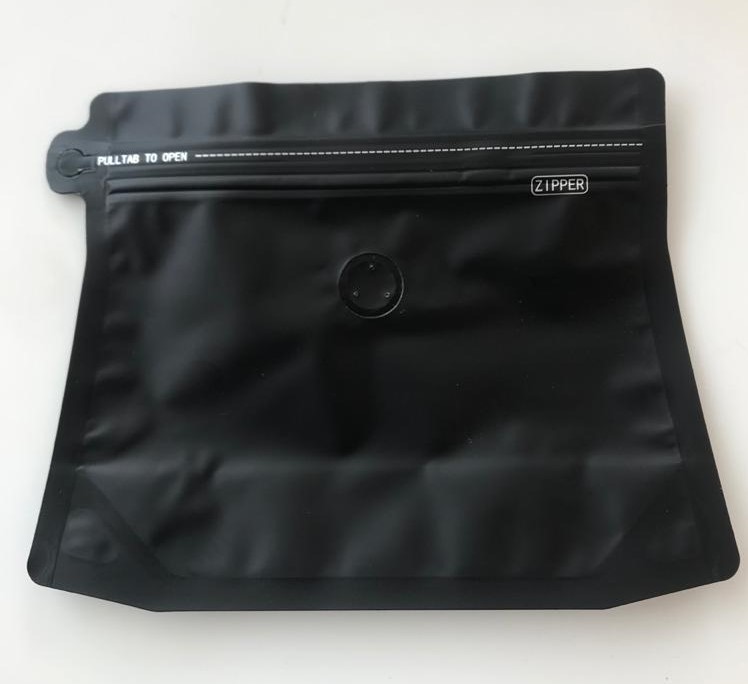 COFFEE BAG ZIPPER BLACK - 250 g