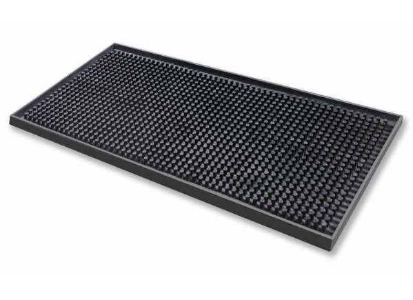 Silicone bar mat 15x30 cm BK