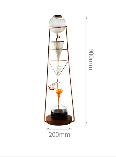 HERO ICE DRIP COFFEE MAKER 10-12 CUPS - ROSE GOLDEN 1000-1200 ML