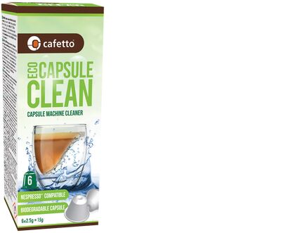 Cafetto-ECO Capsule Clean - 6 capsules